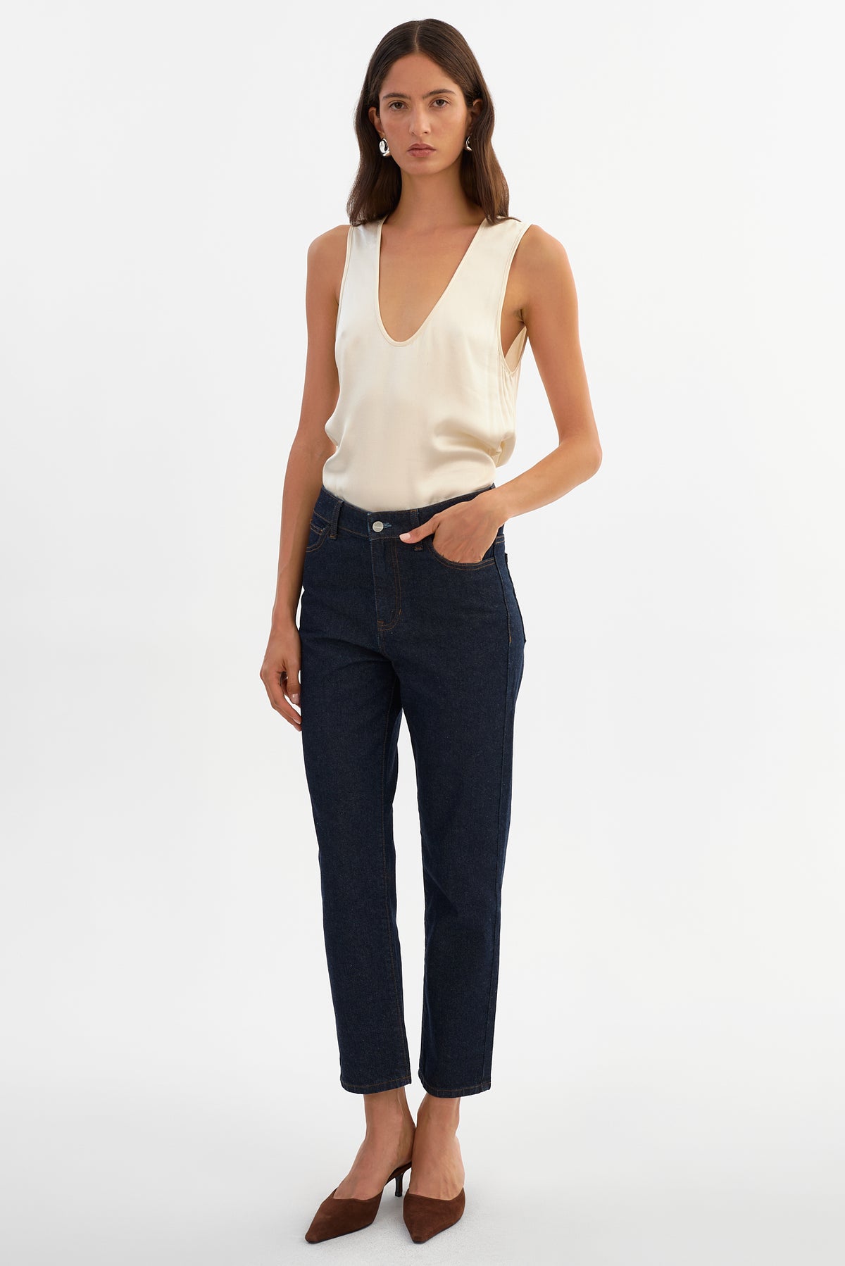 DARCEY | Mid-Rise Cigarette Jeans