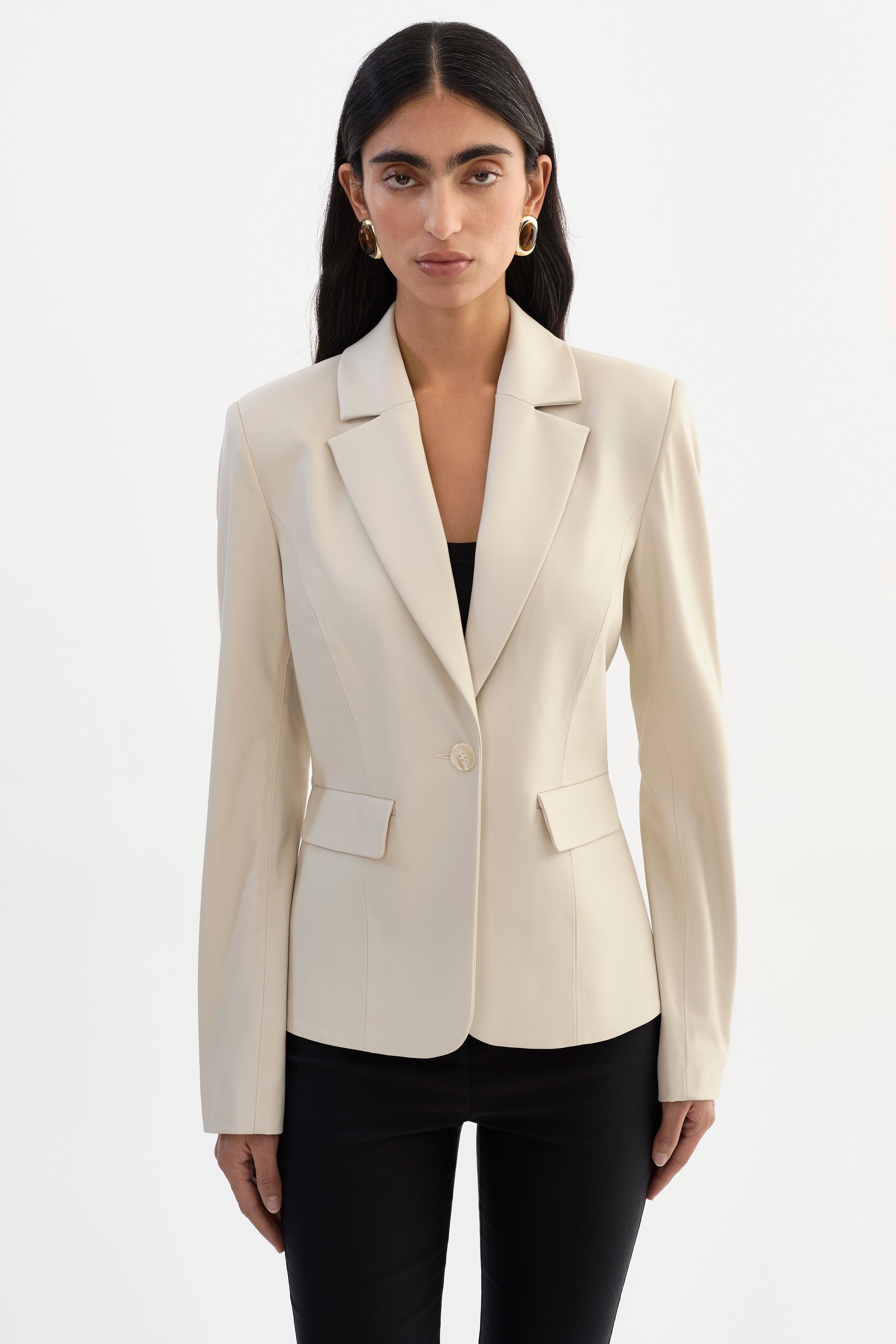 DAVIE | Blazer en similicuir