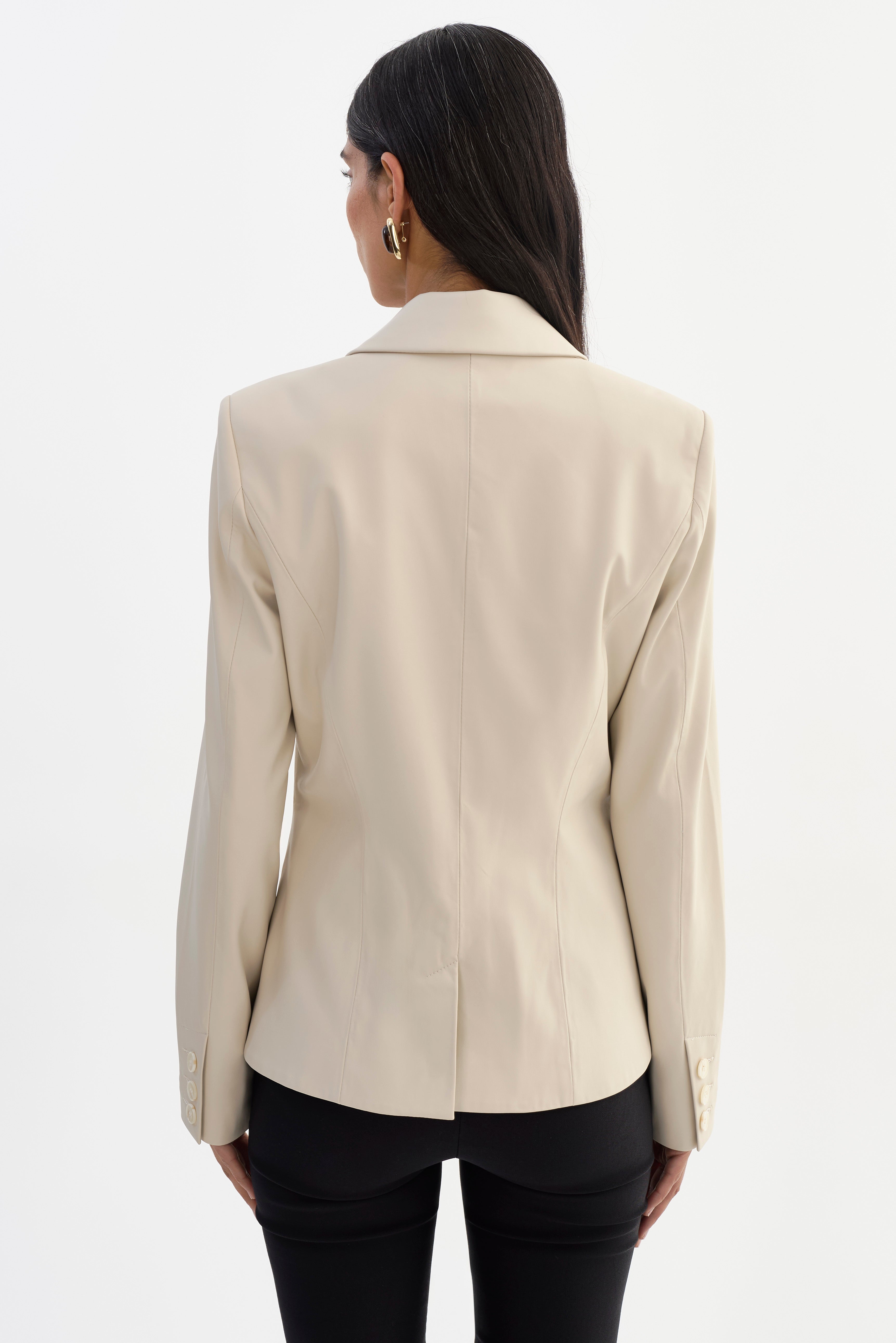DAVIE | Blazer en similicuir