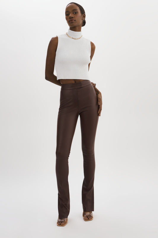DAWN | Stretch Leather Pants