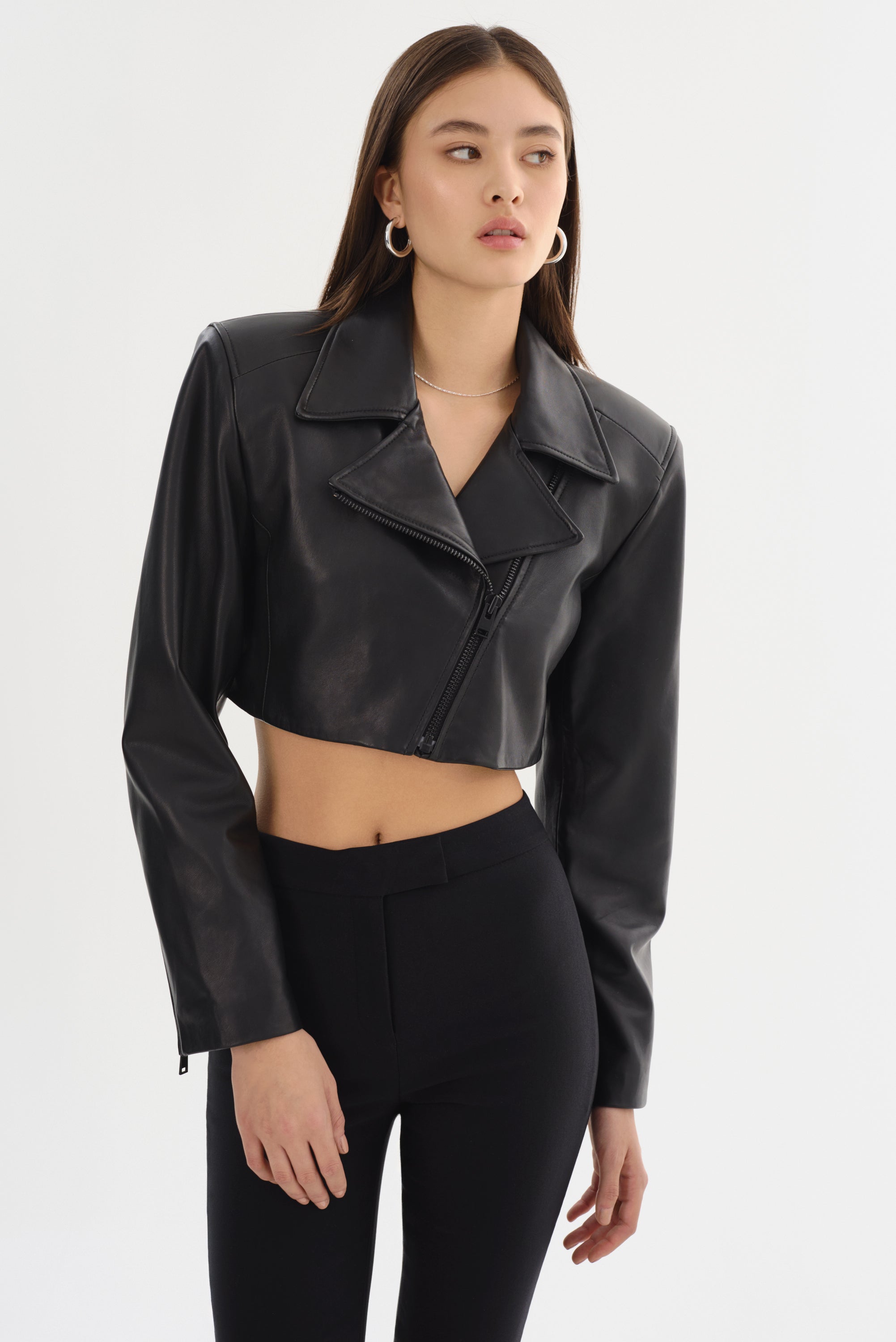 DAYLIN | Veste Courte en Cuir