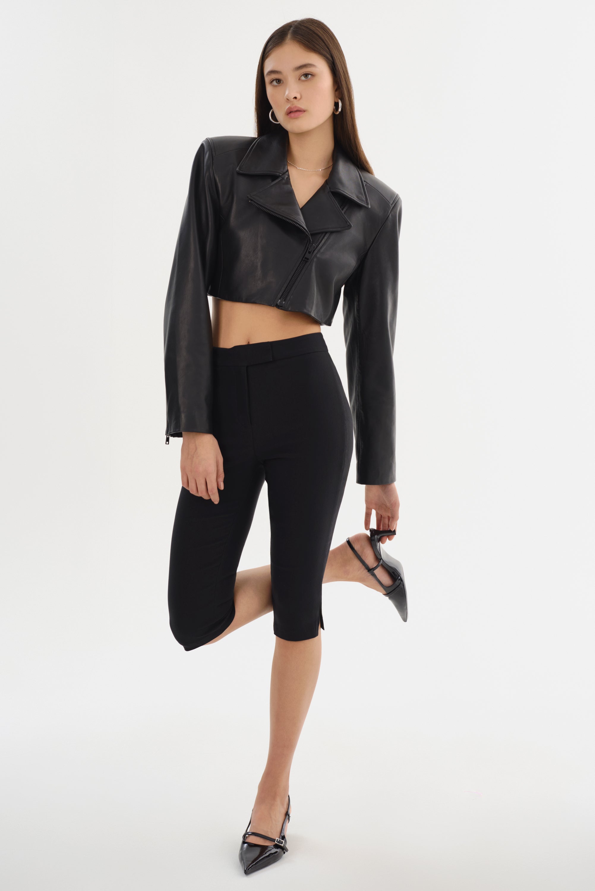 DAYLIN | Veste Courte en Cuir