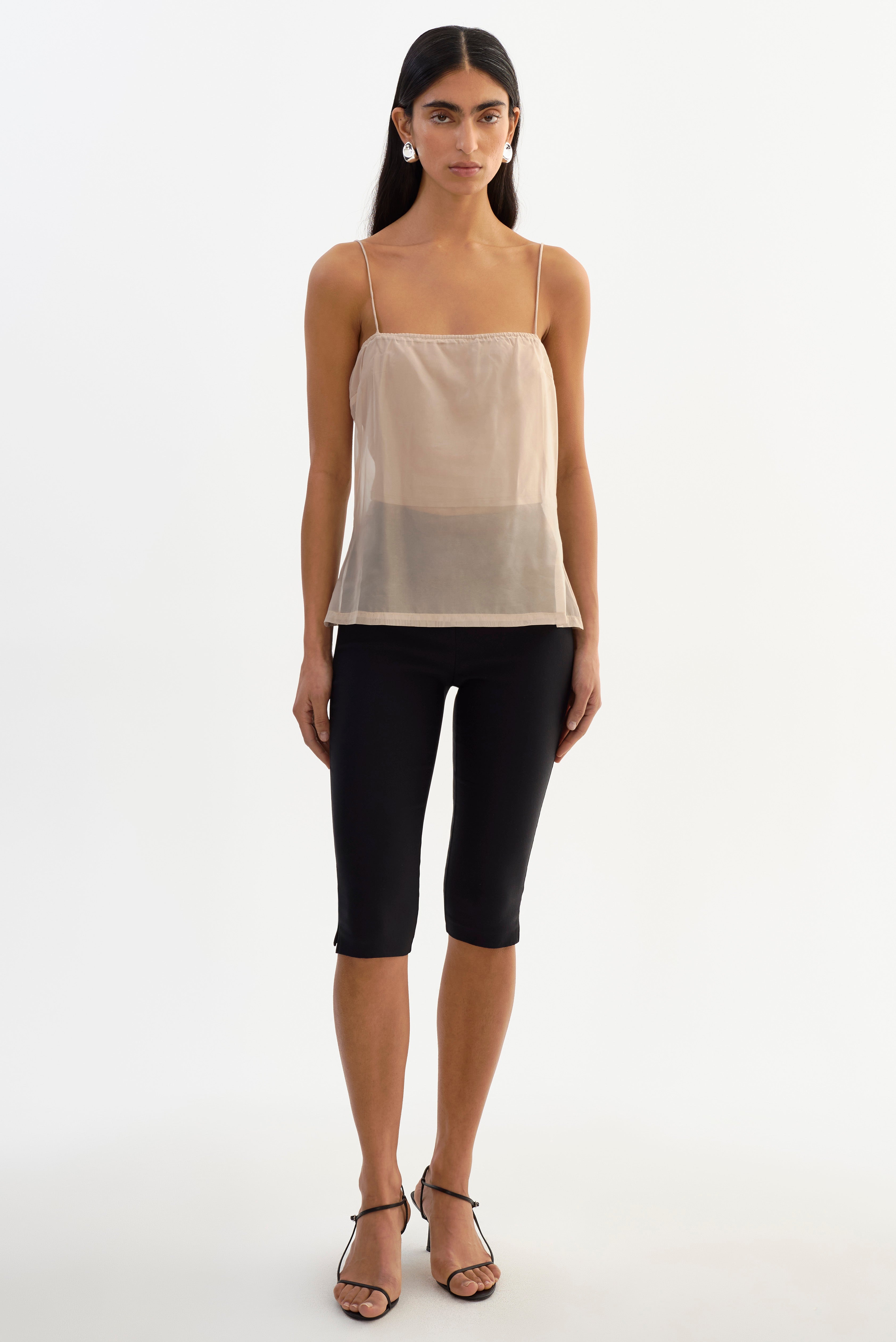 DELPHINE | Haut semi-transparent