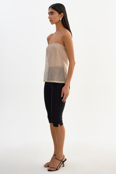 DELPHINE | Sheer Organza Top