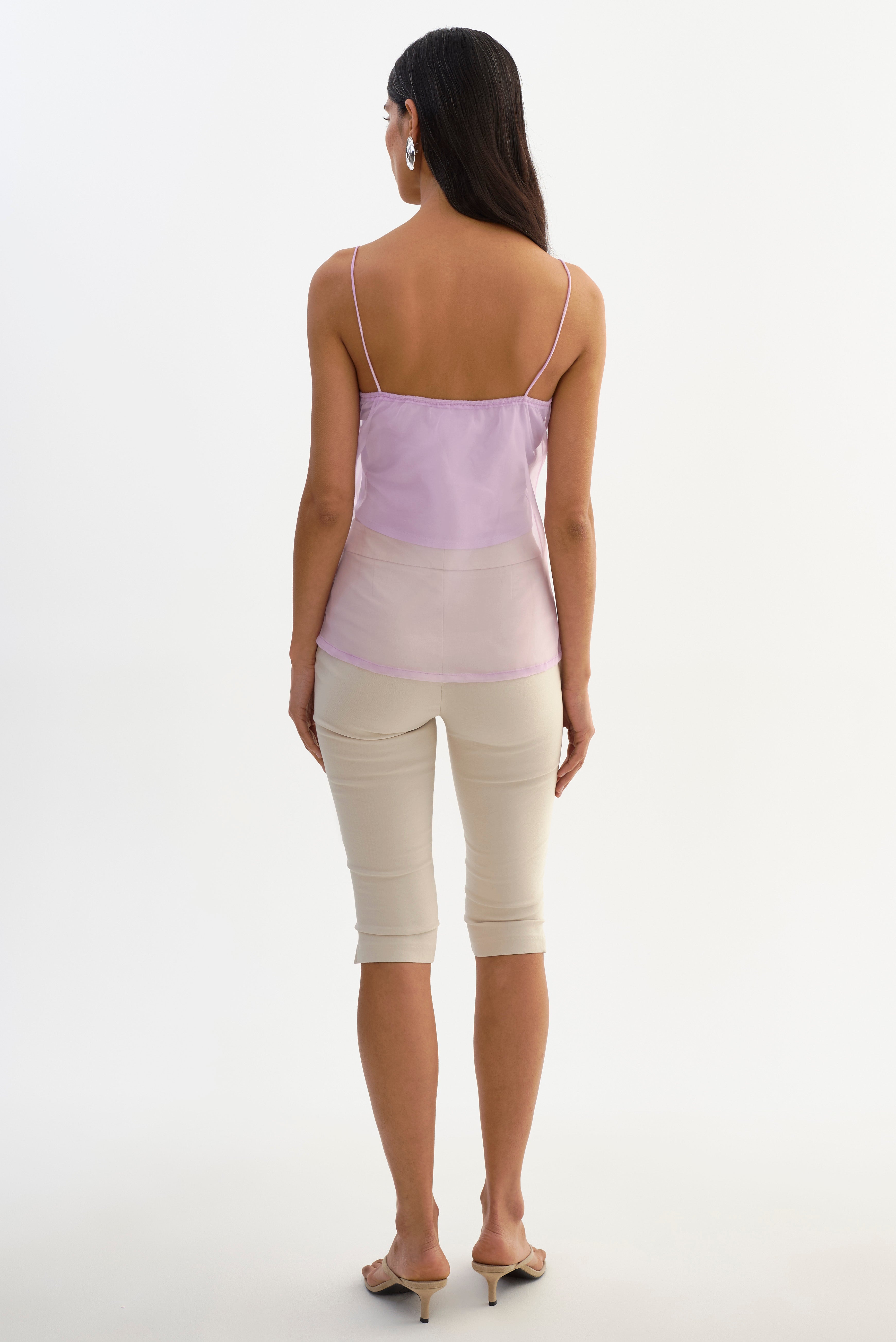 DELPHINE | Haut semi-transparent