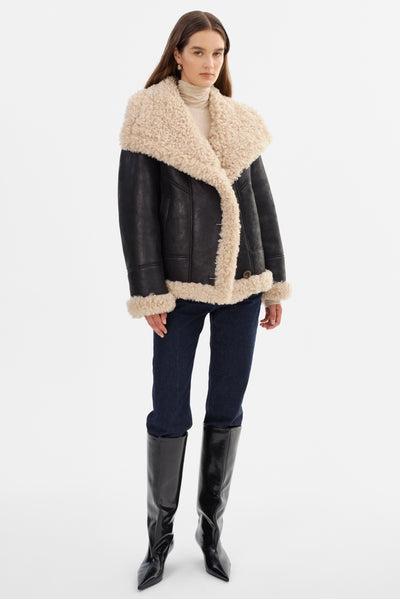 DEMI | Faux Shearling Coat