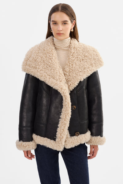 DEMI | Faux Shearling Coat