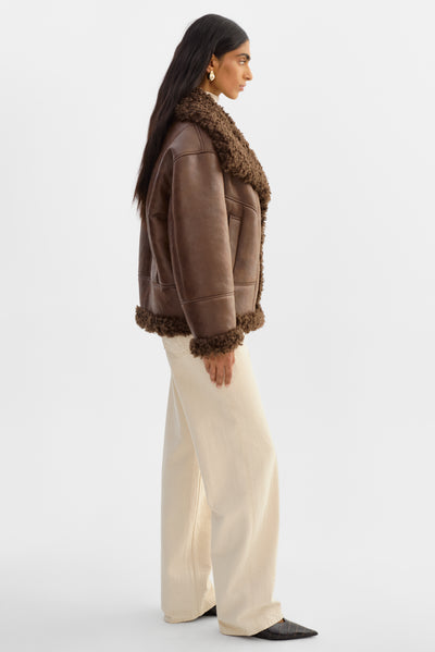 DEMI | Faux Shearling Coat
