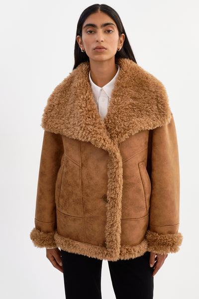 DEMI | Faux Shearling Coat