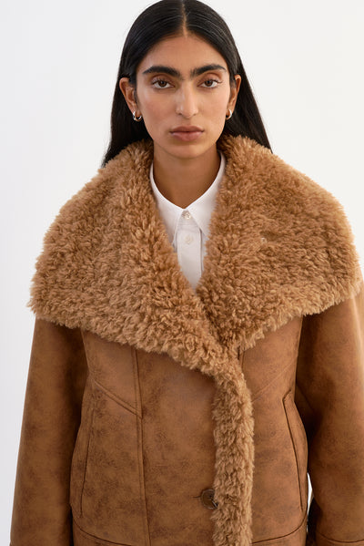 DEMI | Faux Shearling Coat