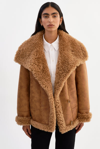 DEMI | Faux Shearling Coat