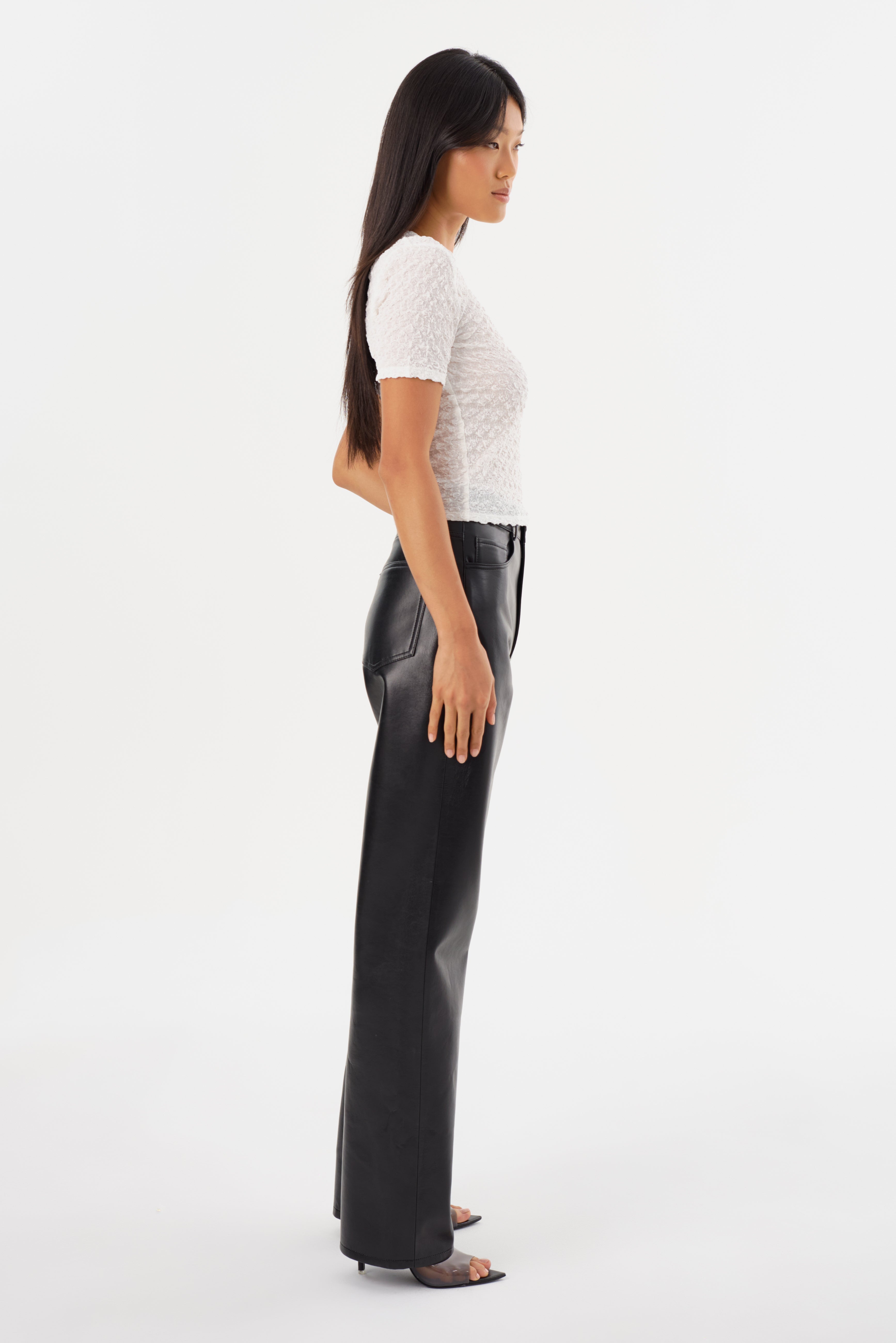 DEMORA | Pantalon en Cuir Recyclé