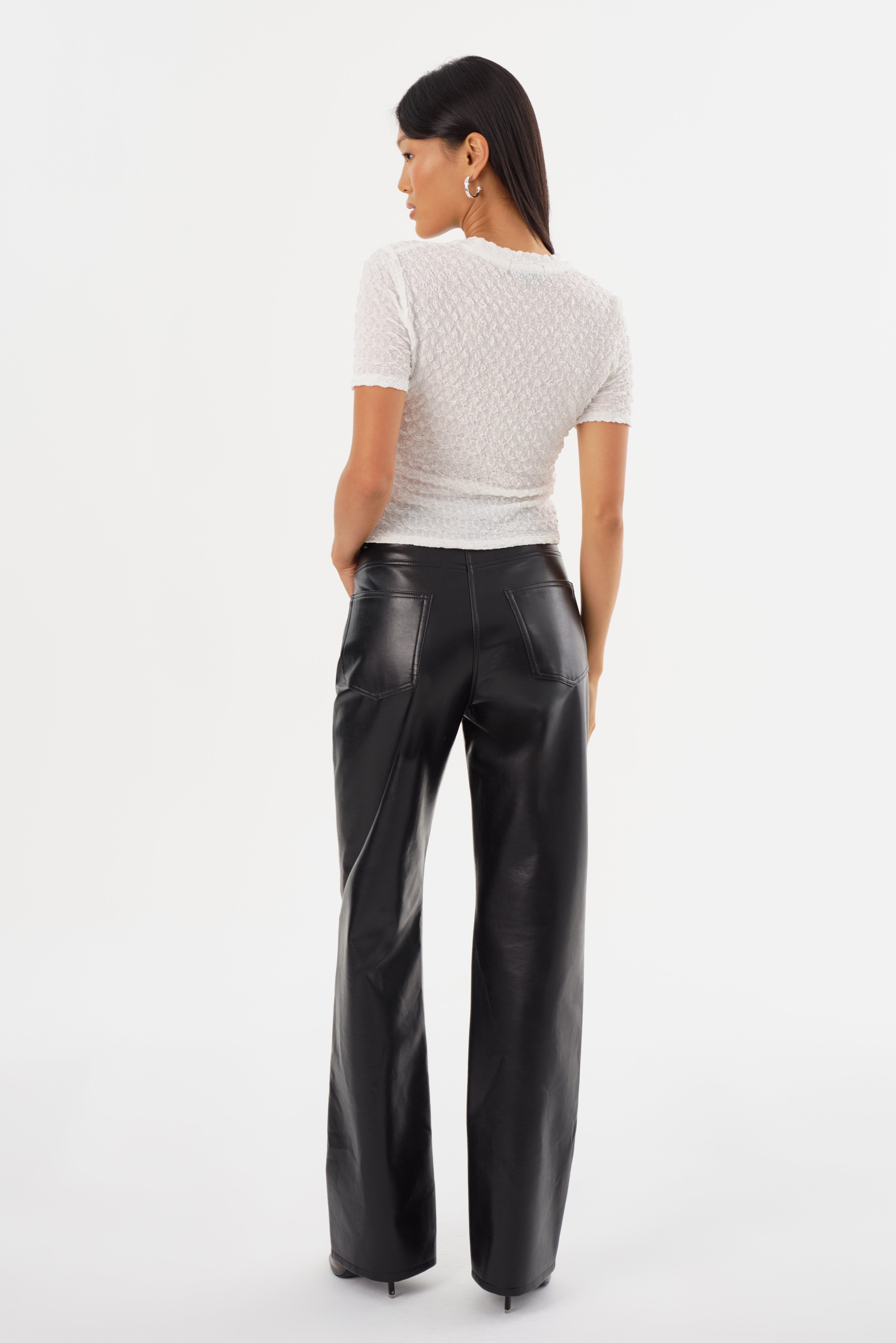 DEMORA | Pantalon en Cuir Recyclé