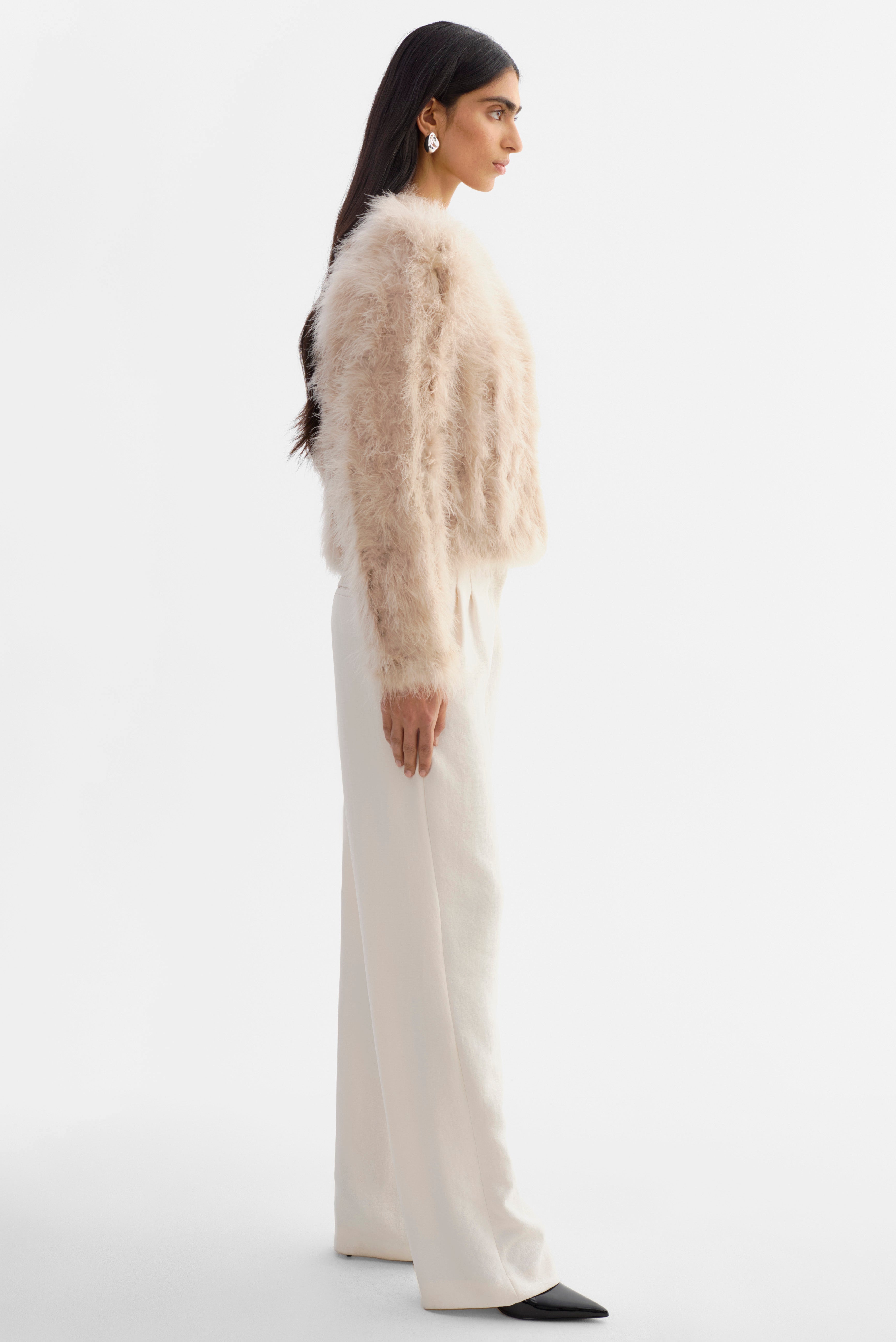 DEORA | Veste en plumes 
