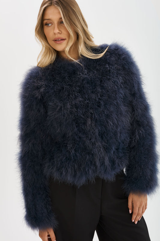 DEORA | Veste en plumes 