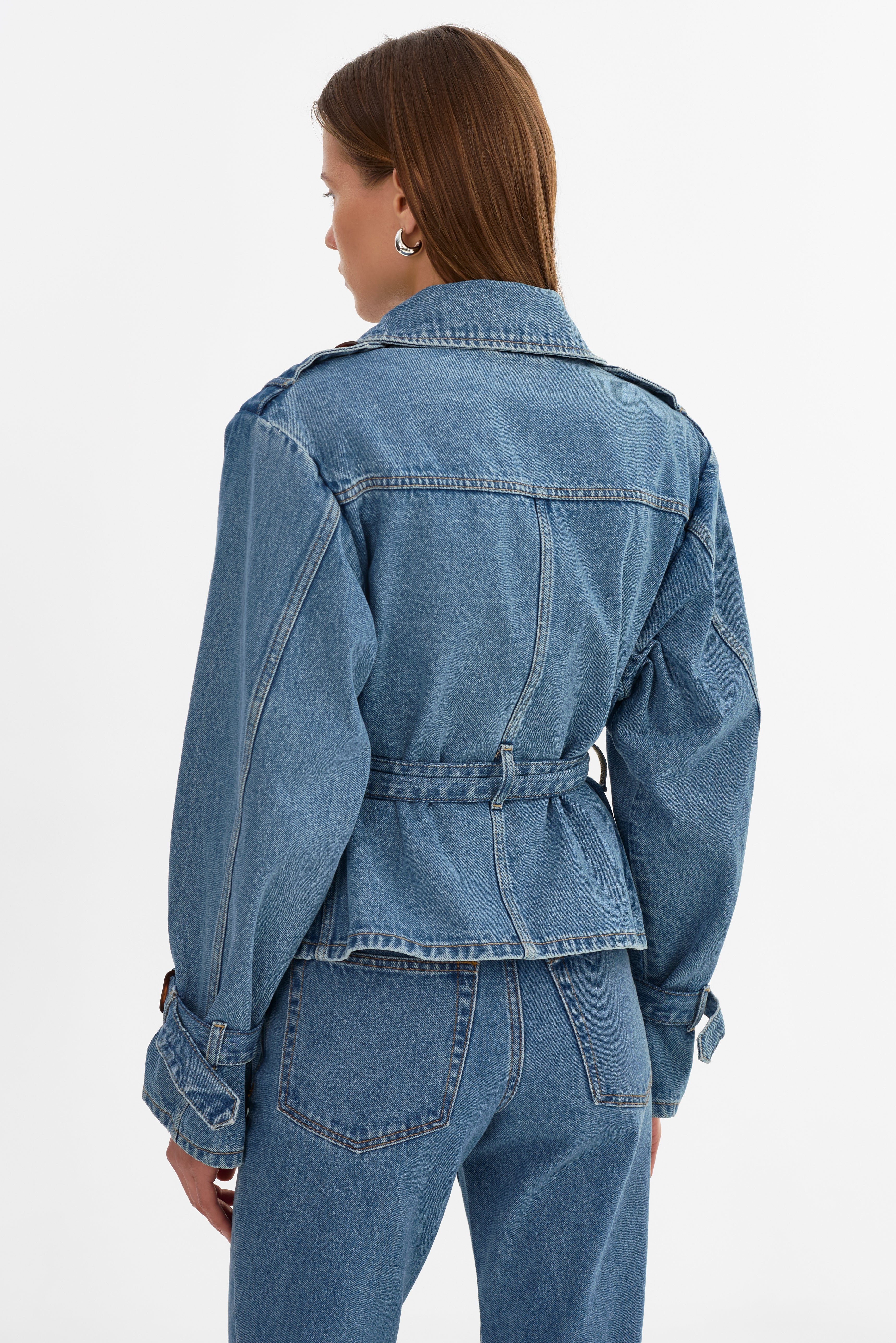 DHANA D | Veste trench en jean