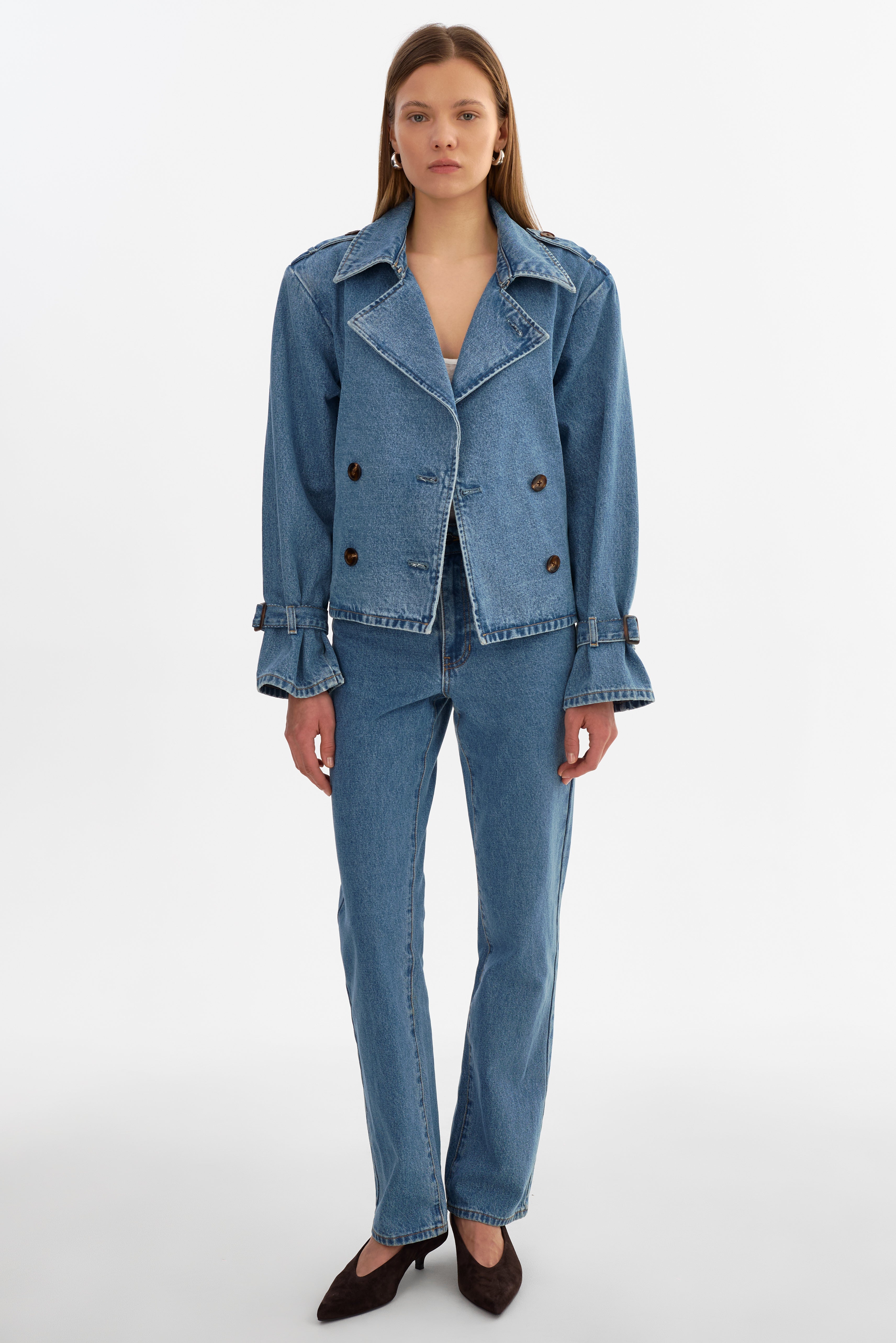 DHANA D | Veste trench en jean