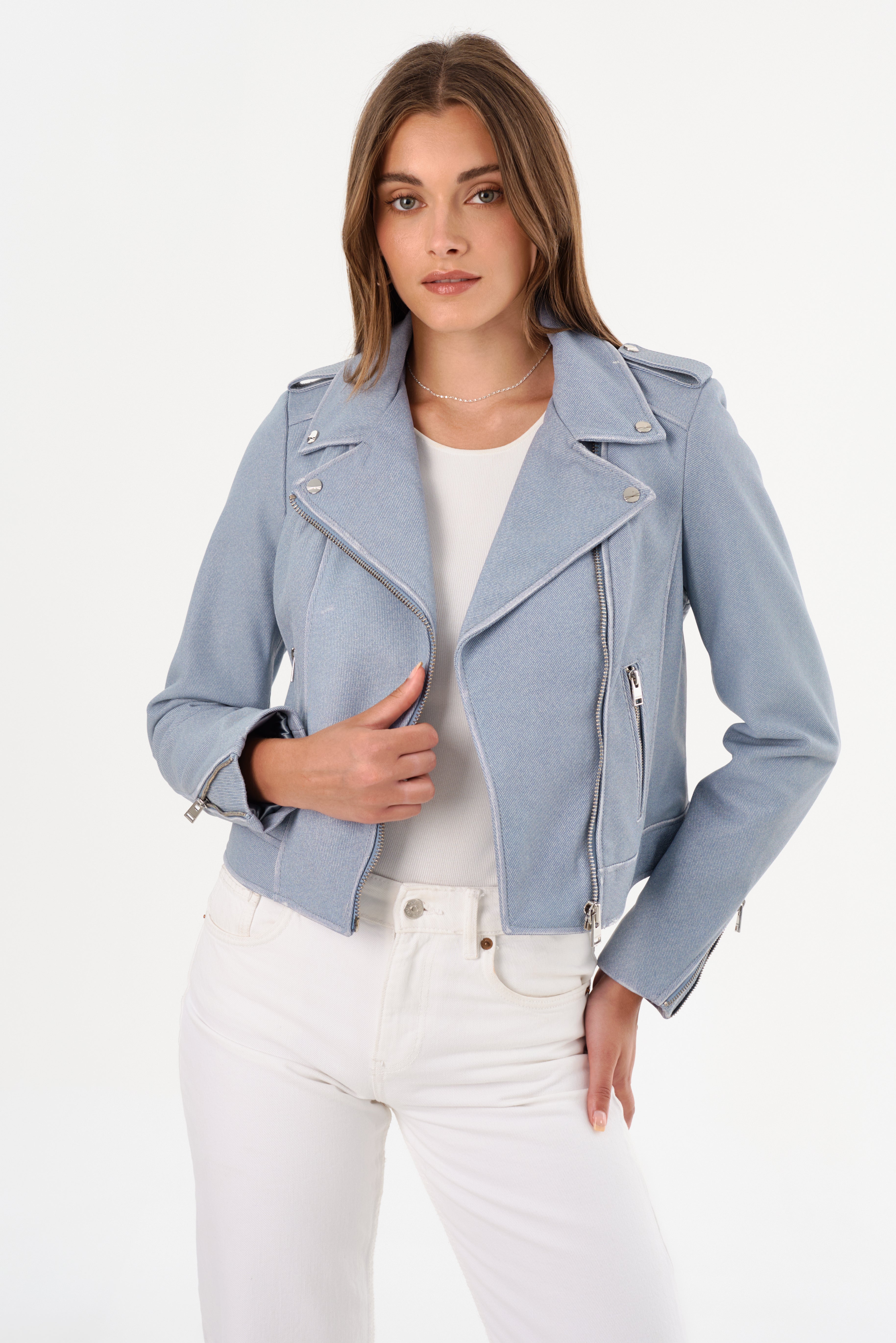 DONNE | Veste motard emblématique en cuir