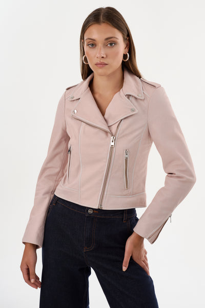DONNA | Iconic Leather Biker Jacket