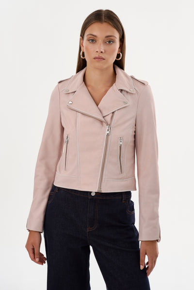 DONNA | Iconic Leather Biker Jacket