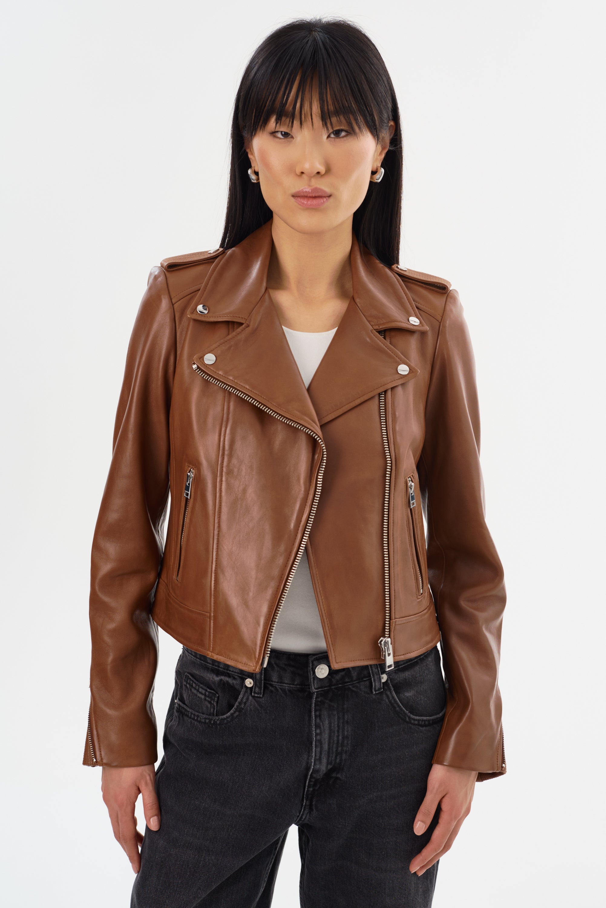 DONNA | Iconic Leather Biker Jacket