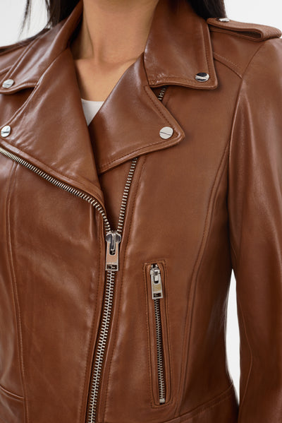 DONNA | Iconic Leather Biker Jacket
