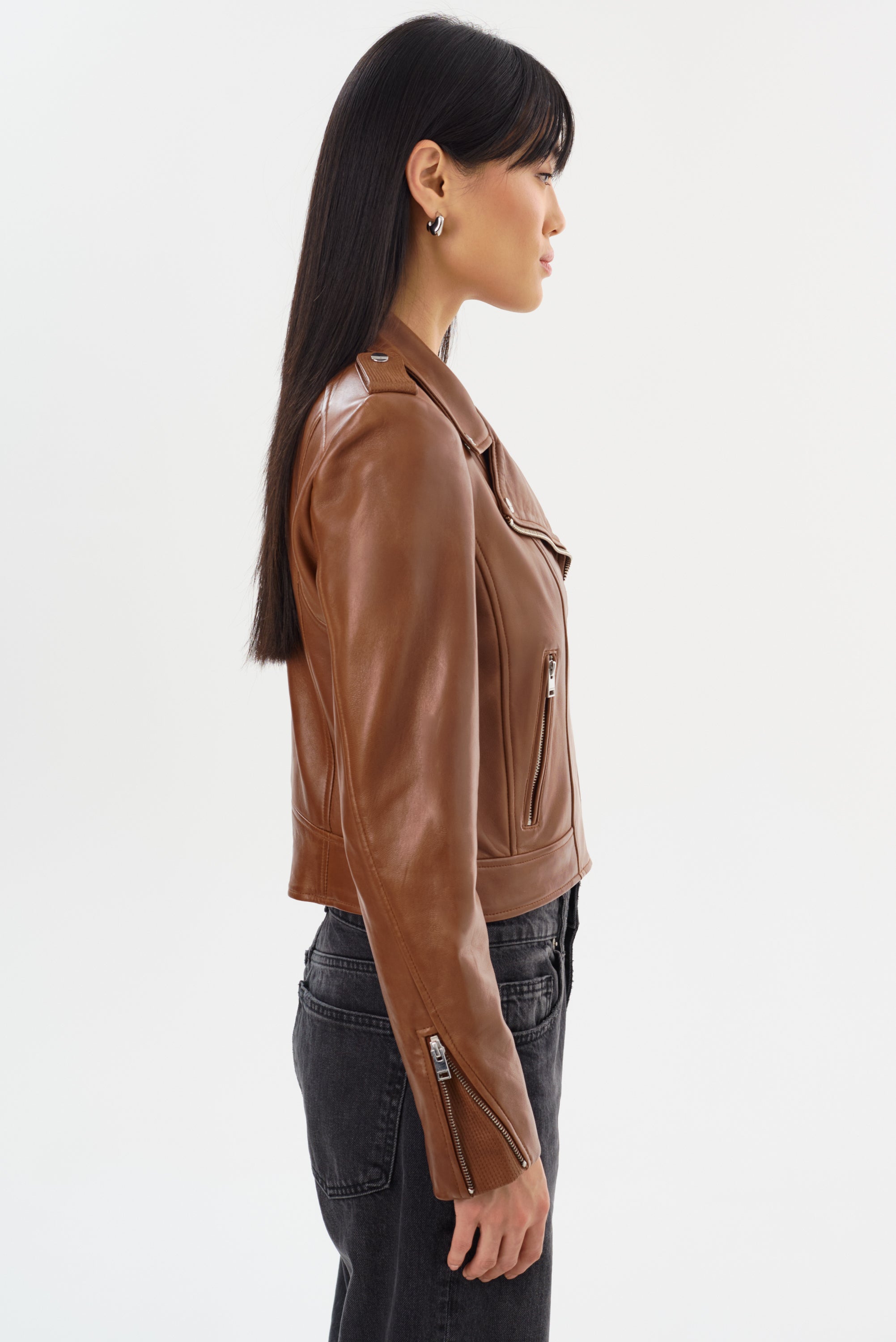 DONNA | Iconic Leather Biker Jacket