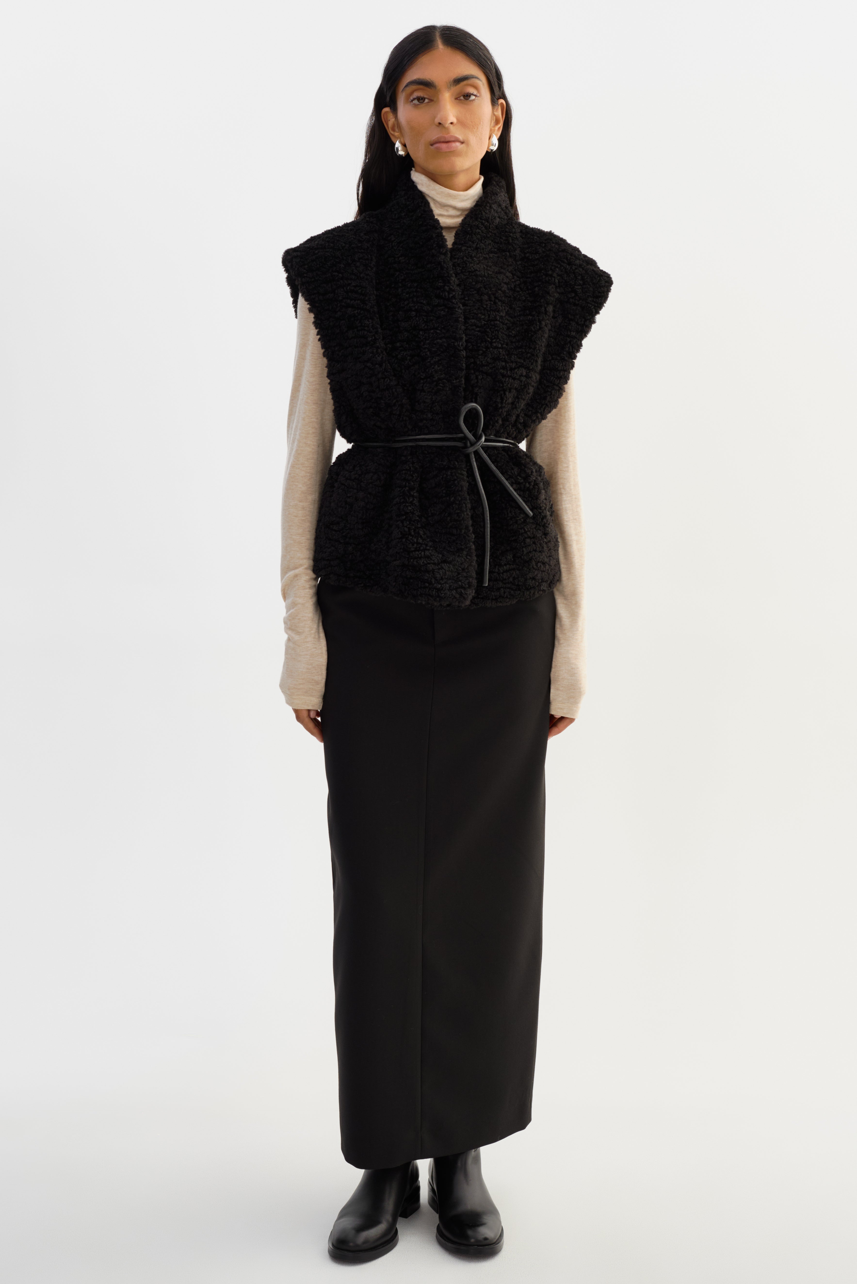 DUA | Gilet réversible en fausse fourrure
