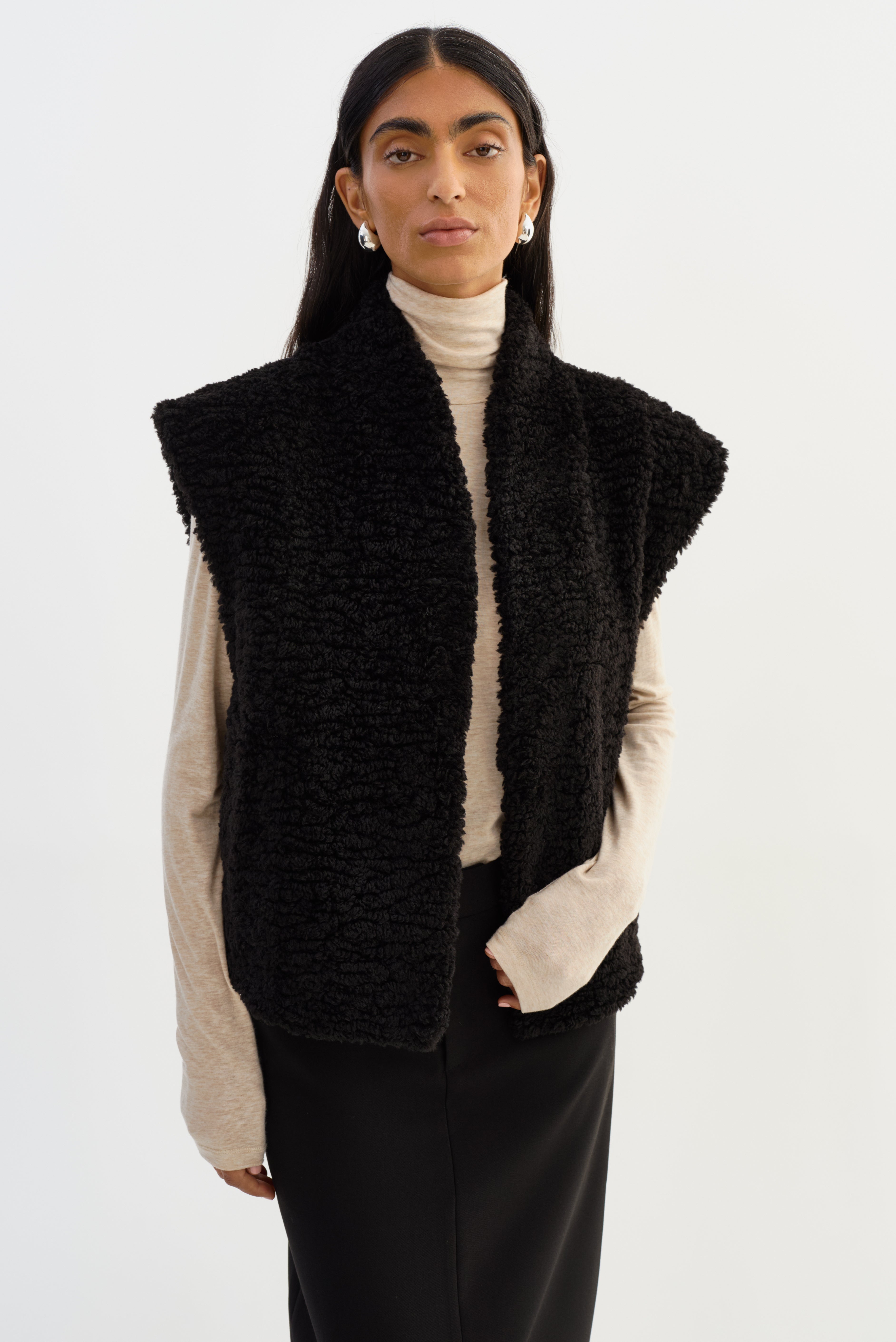 DUA | Gilet réversible en fausse fourrure