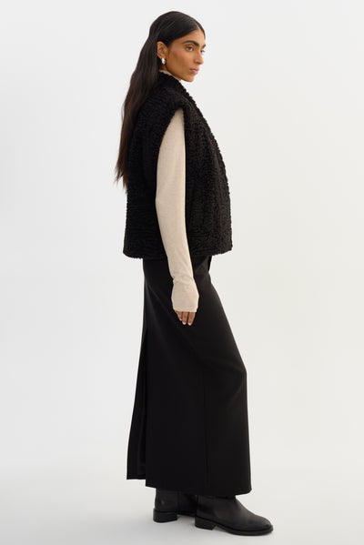DUA | Gilet réversible en fausse fourrure