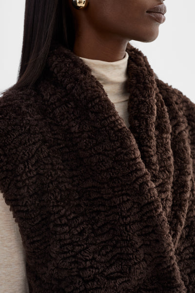 DUA | Gilet réversible en fausse fourrure