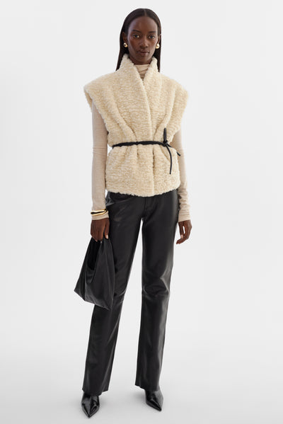 DUA | Gilet réversible en fausse fourrure