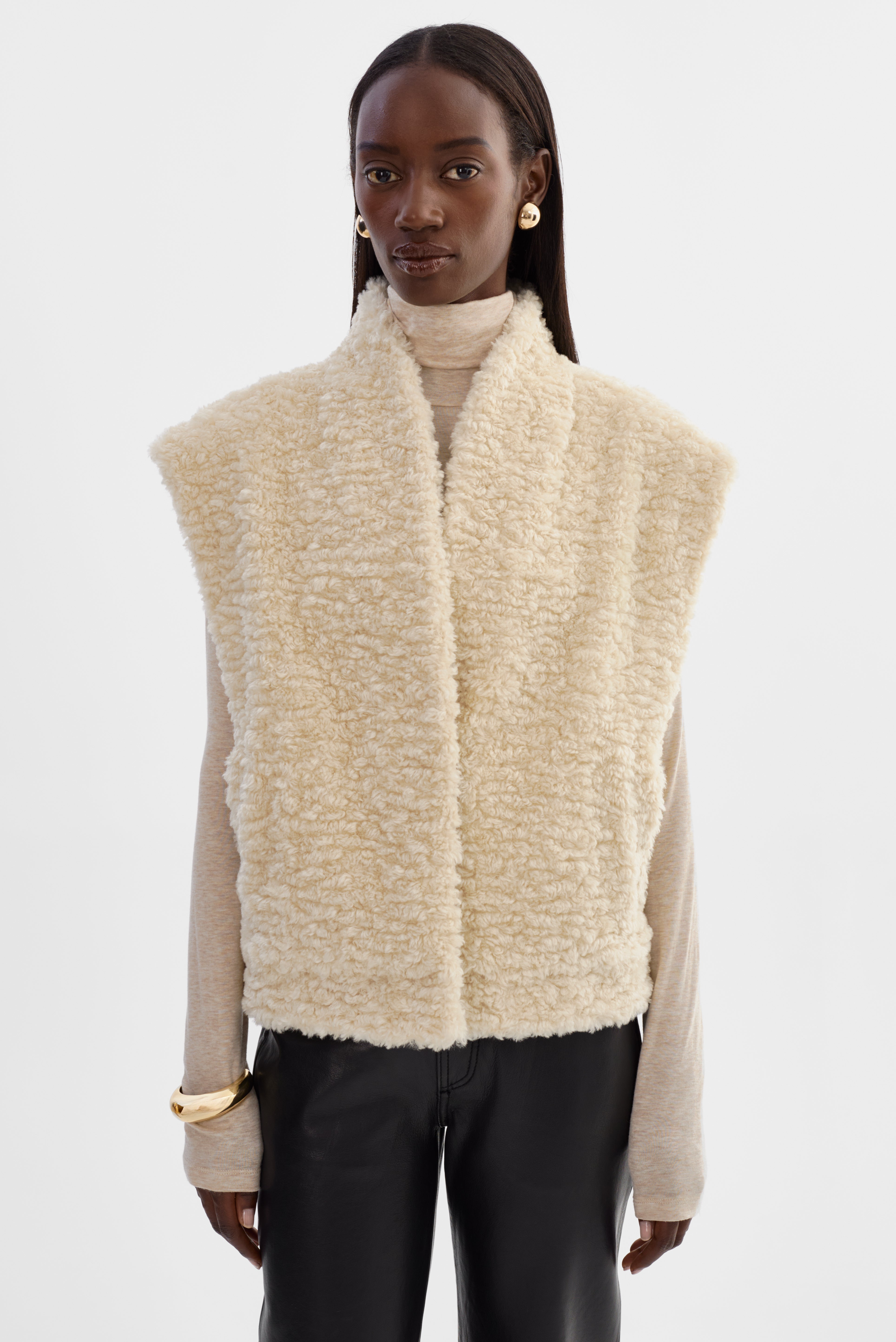 DUA | Gilet réversible en fausse fourrure