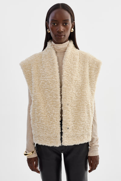 DUA | Gilet réversible en fausse fourrure