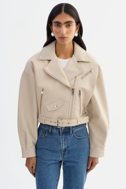 DYLAN | 80's Leather Biker Jacket