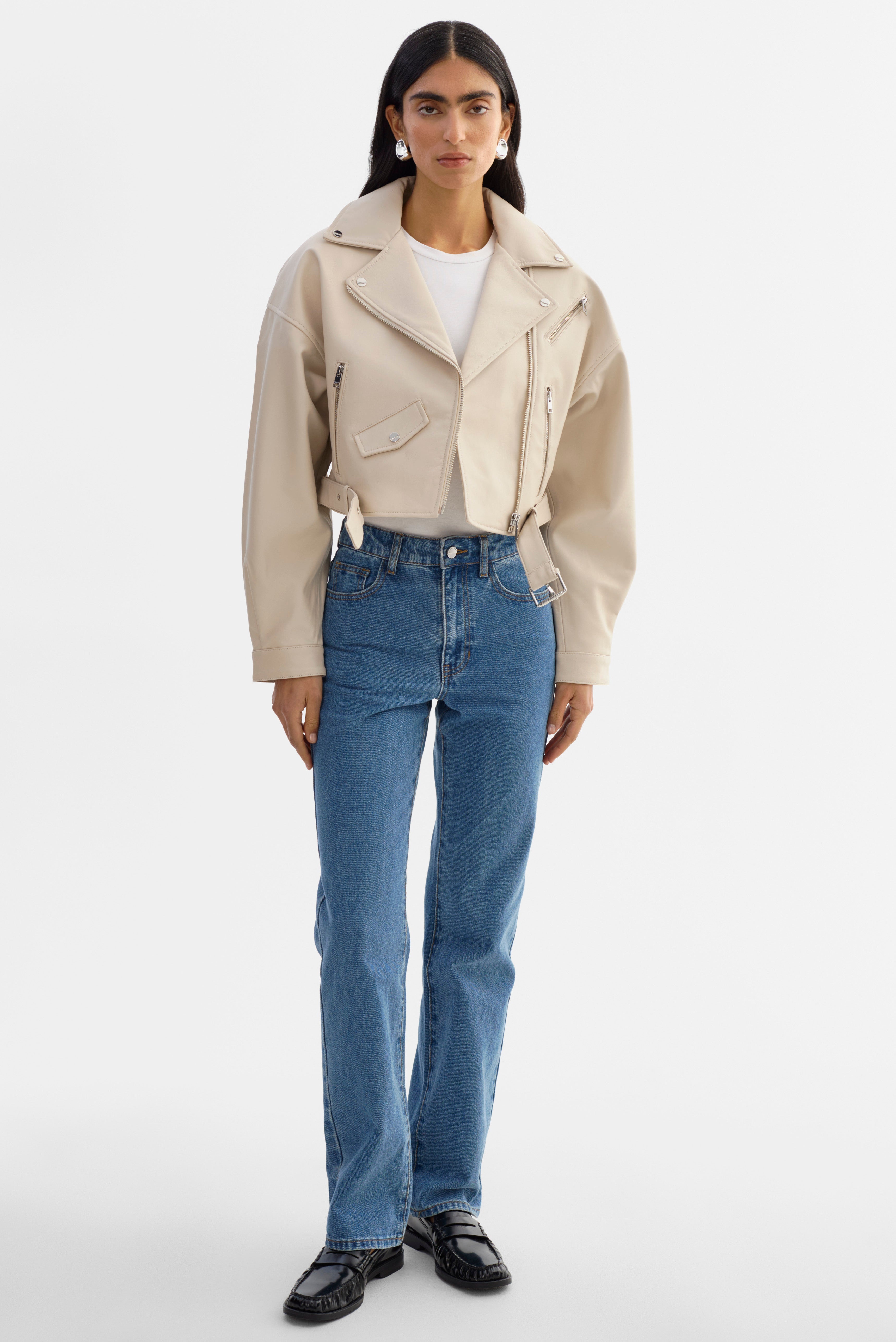 DYLAN | 80's Leather Biker Jacket
