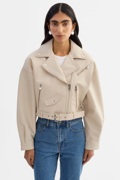 DYLAN | 80's Leather Biker Jacket – LAMARQUE