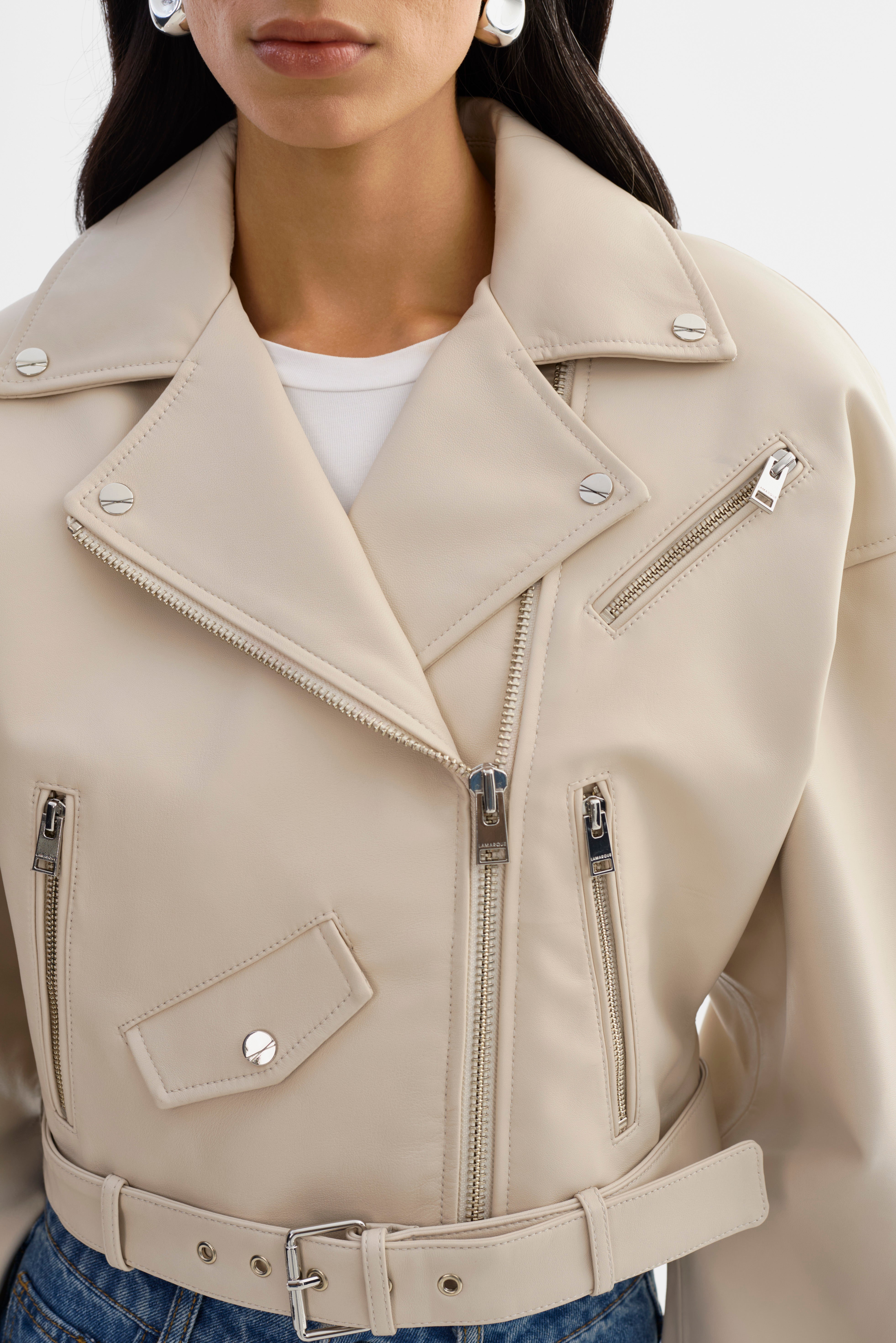 DYLAN | 80's Leather Biker Jacket