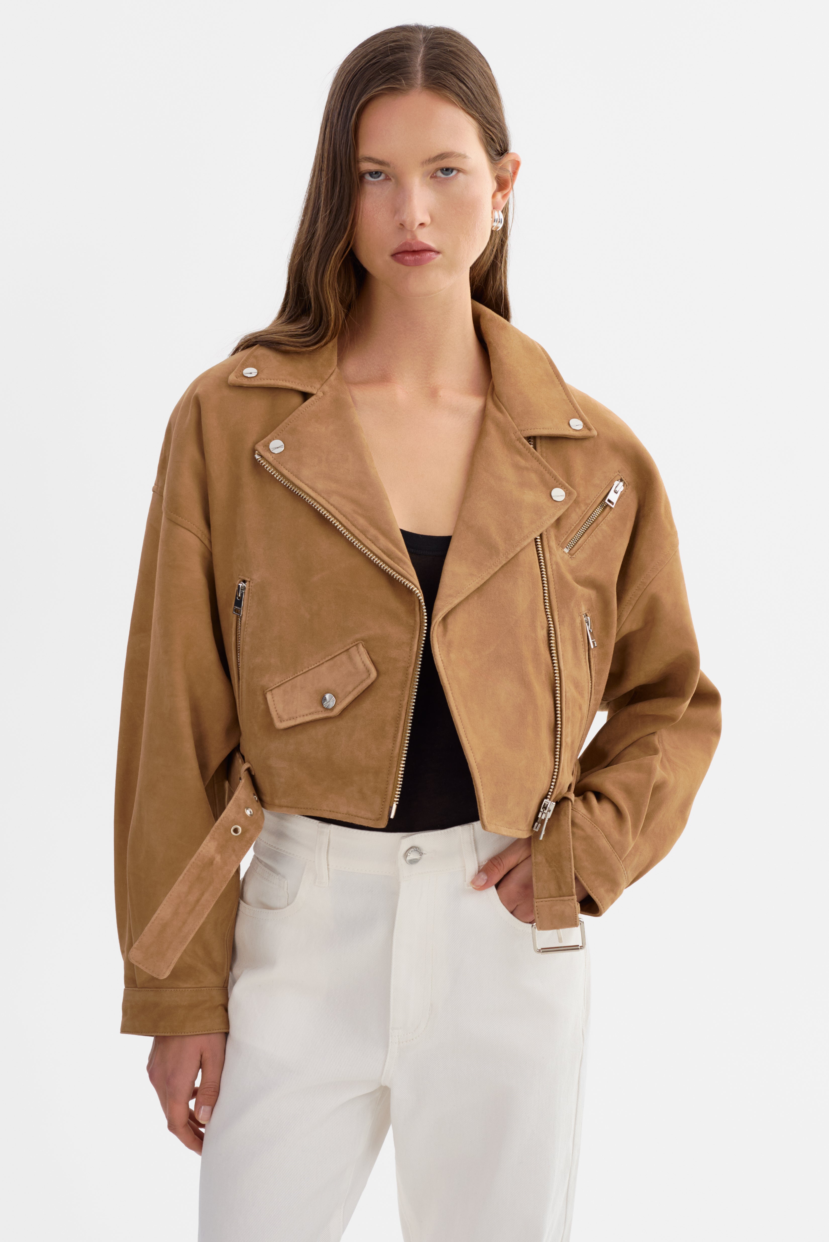 DYLAN | 80's Suede Biker Jacket
