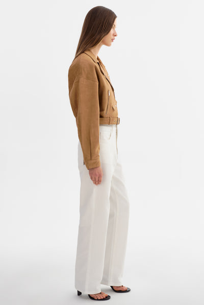 DYLAN | 80's Suede Biker Jacket