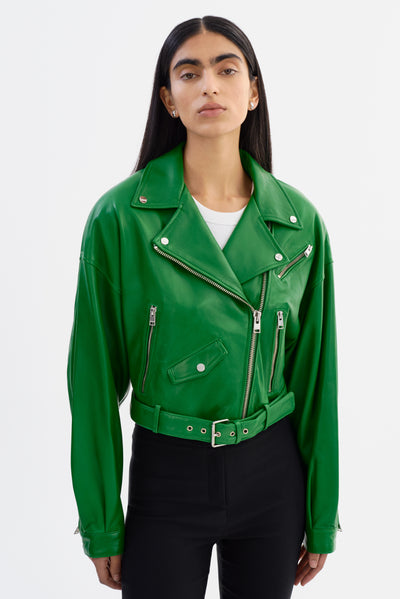 DYLAN | 80's Leather Biker Jacket