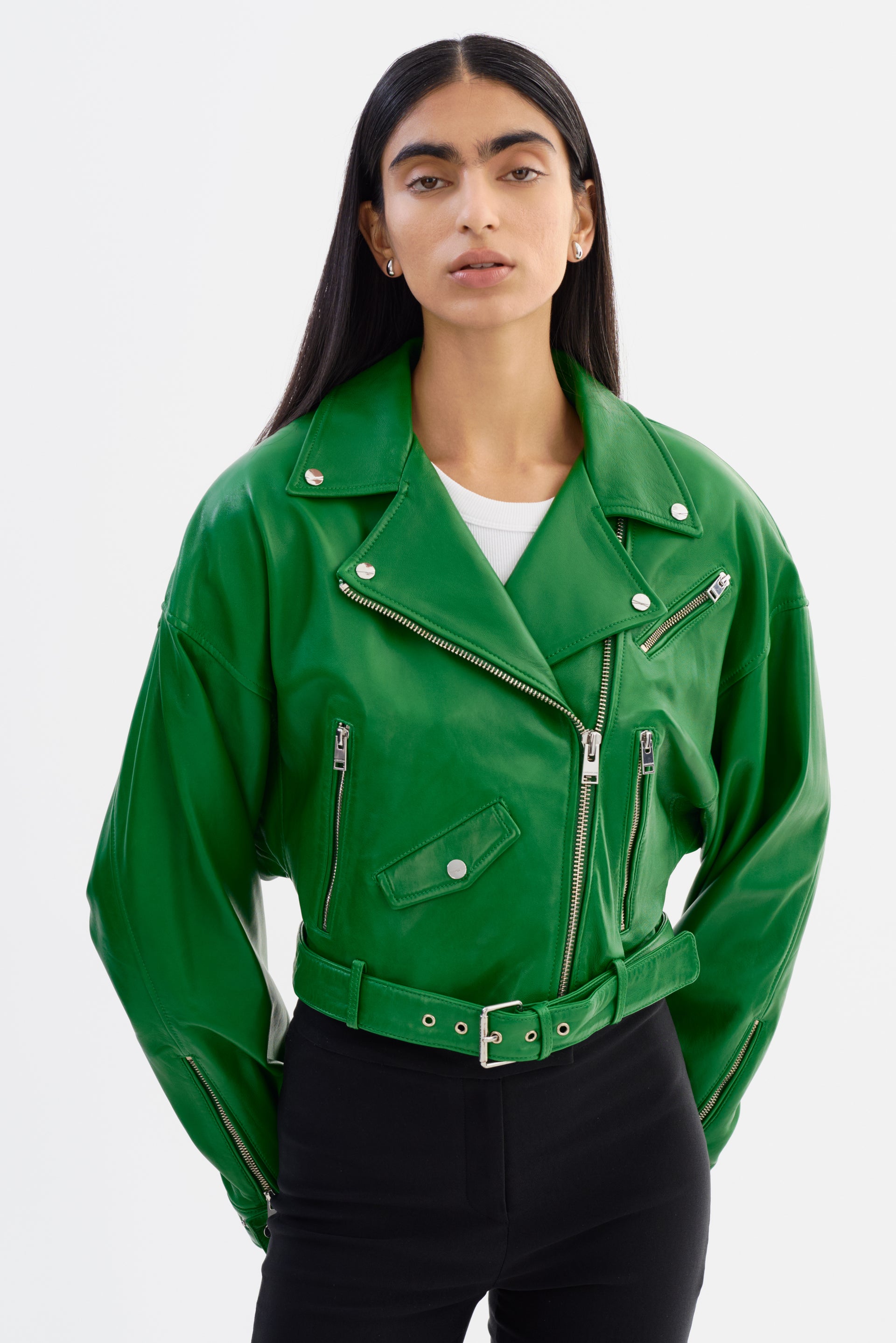 DYLAN 80s Leather Biker Jacket