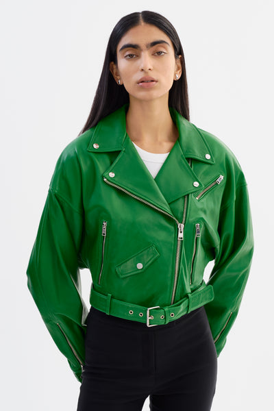 DYLAN | 80's Leather Biker Jacket – LAMARQUE