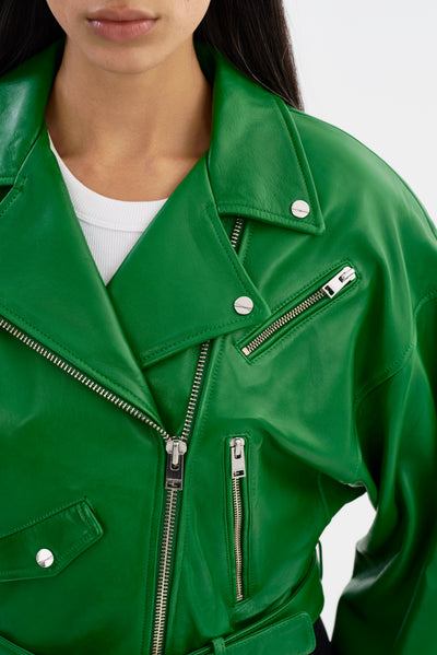 DYLAN | 80's Leather Biker Jacket