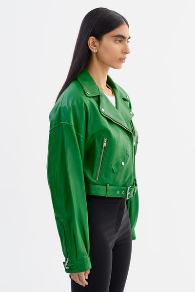 DYLAN | 80's Leather Biker Jacket