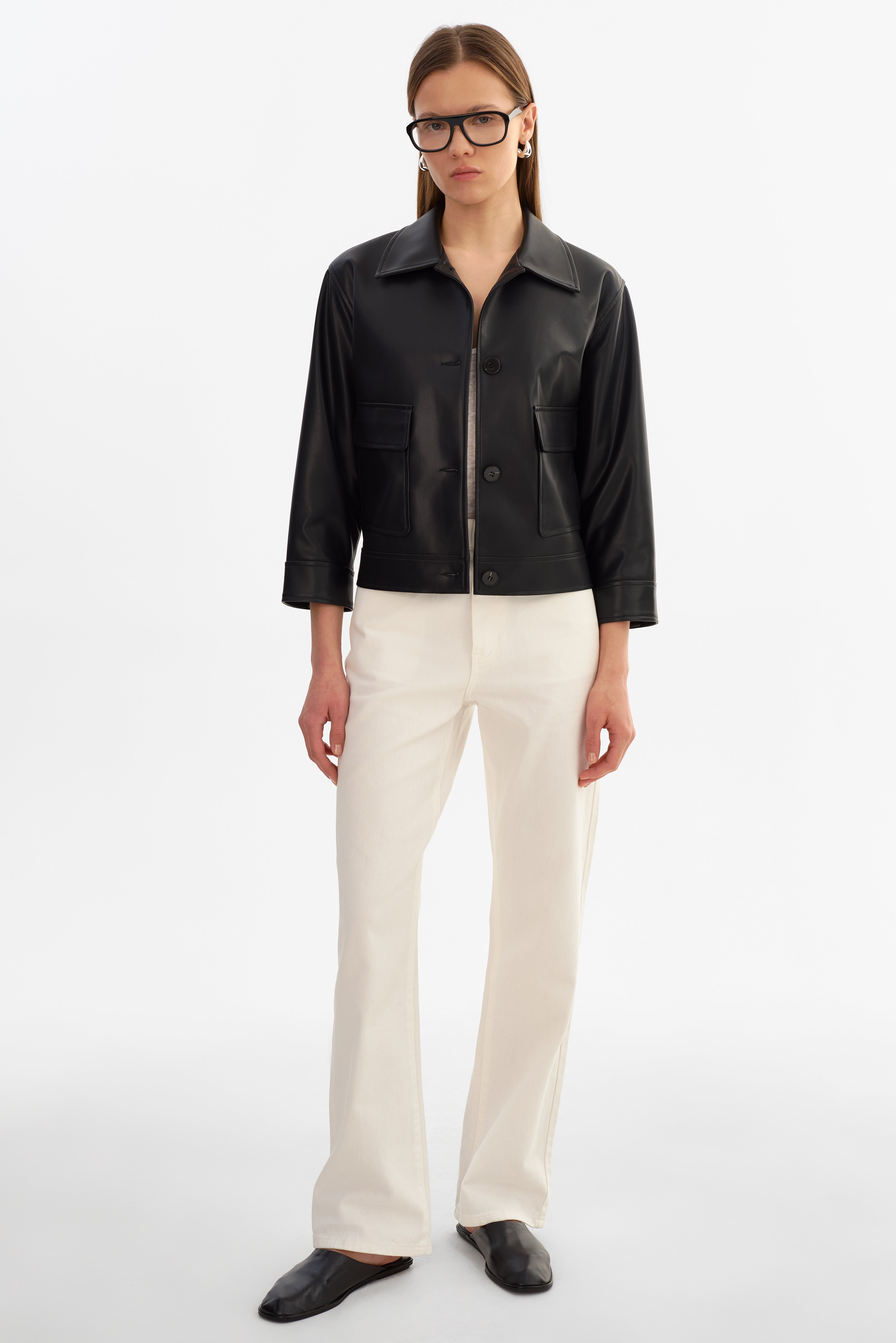 ELARA | Veste en similicuir