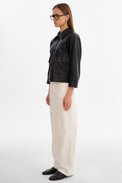 ELARA | Faux Leather Jacket