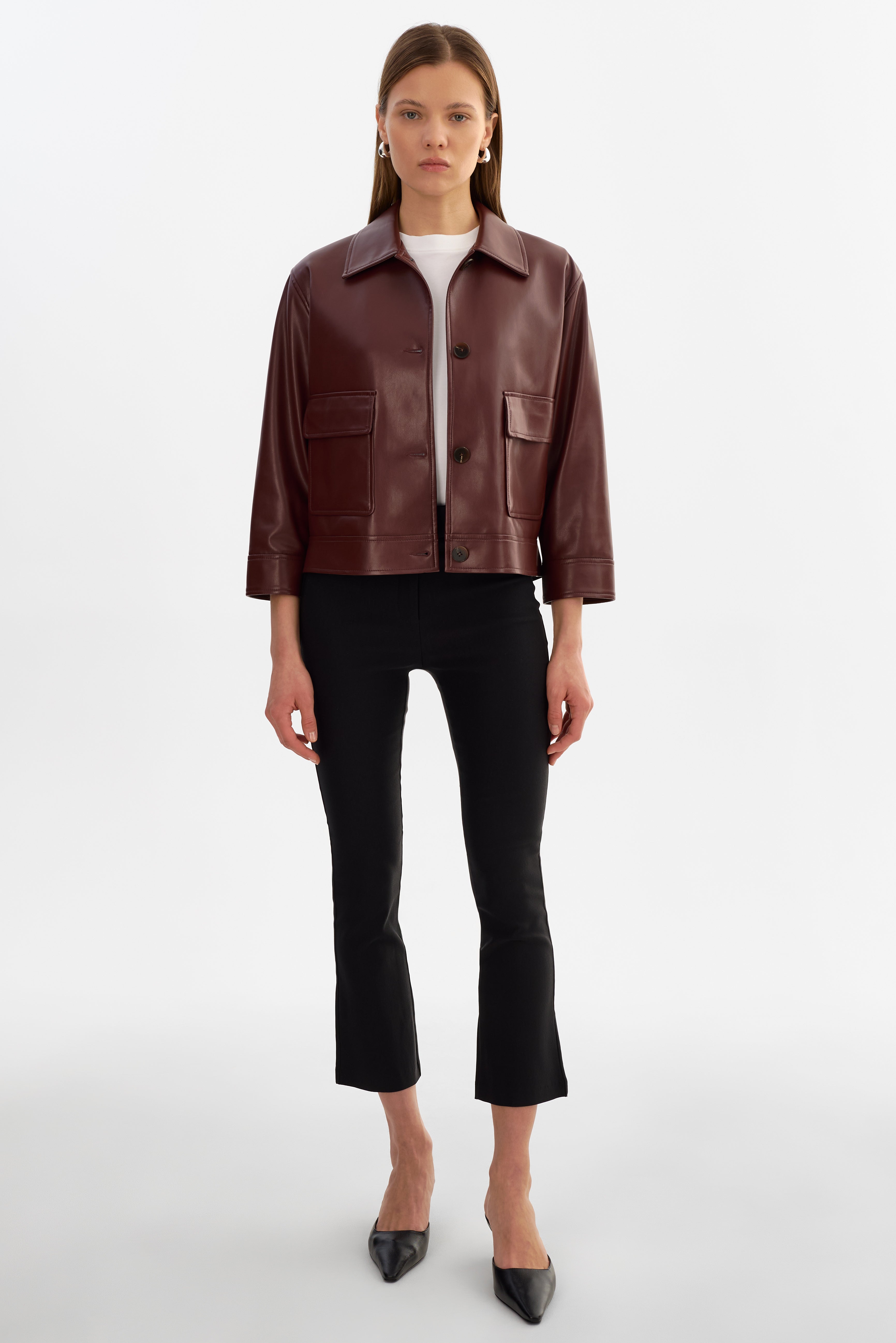 ELARA | Veste en similicuir