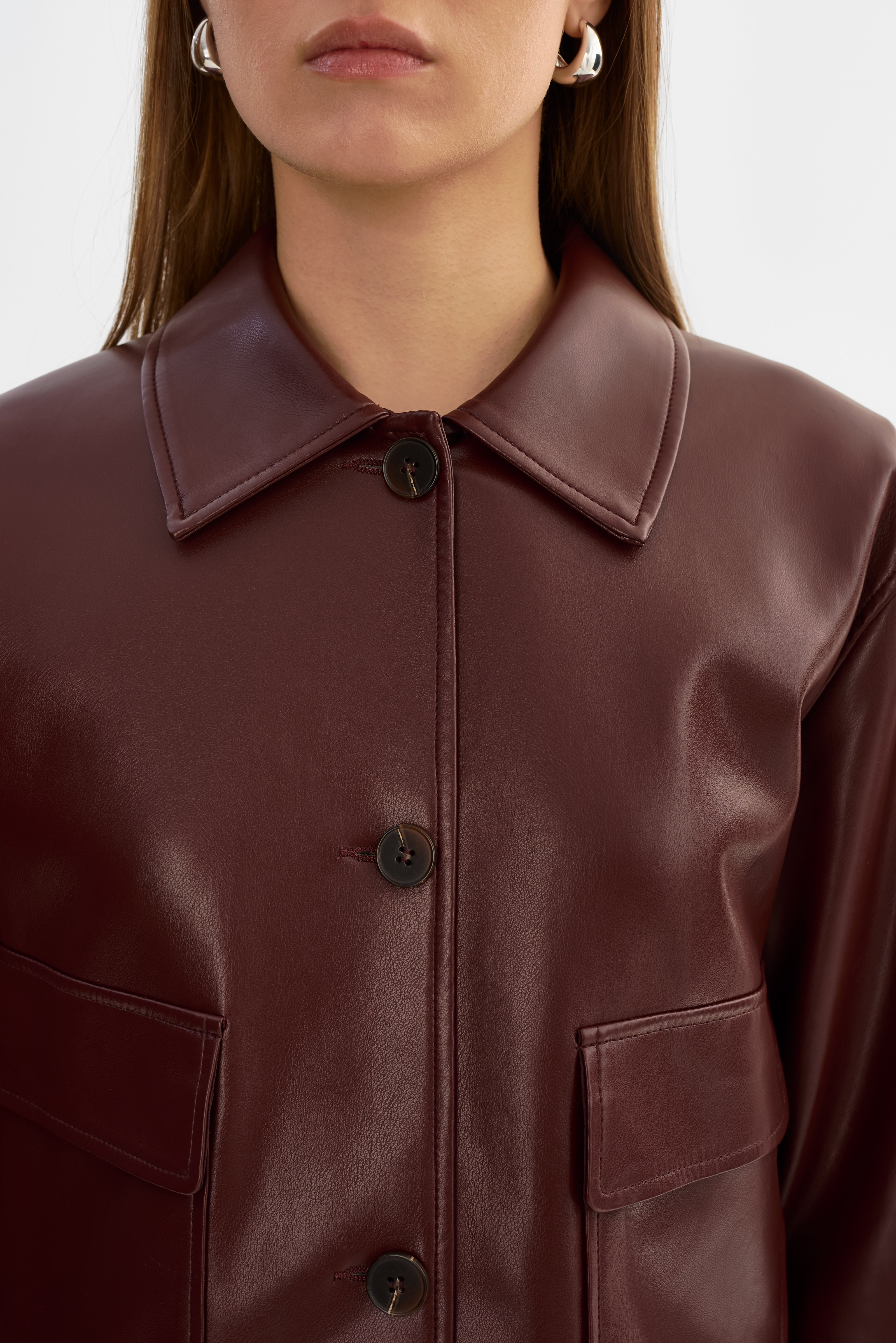 ELARA | Veste en similicuir