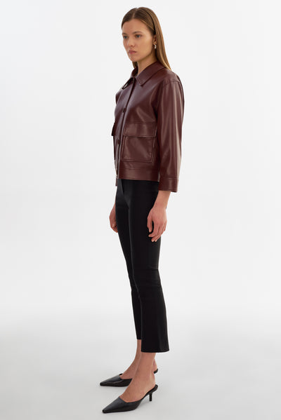 ELARA | Faux Leather Jacket
